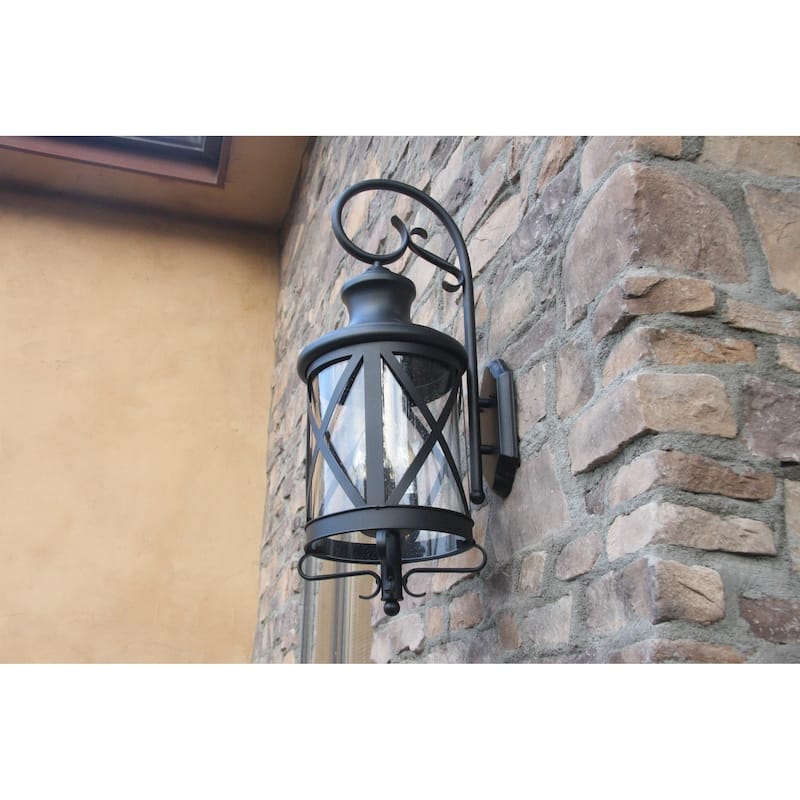 AA Warehousing Taysom 4 Light Exterior light in Black Finish