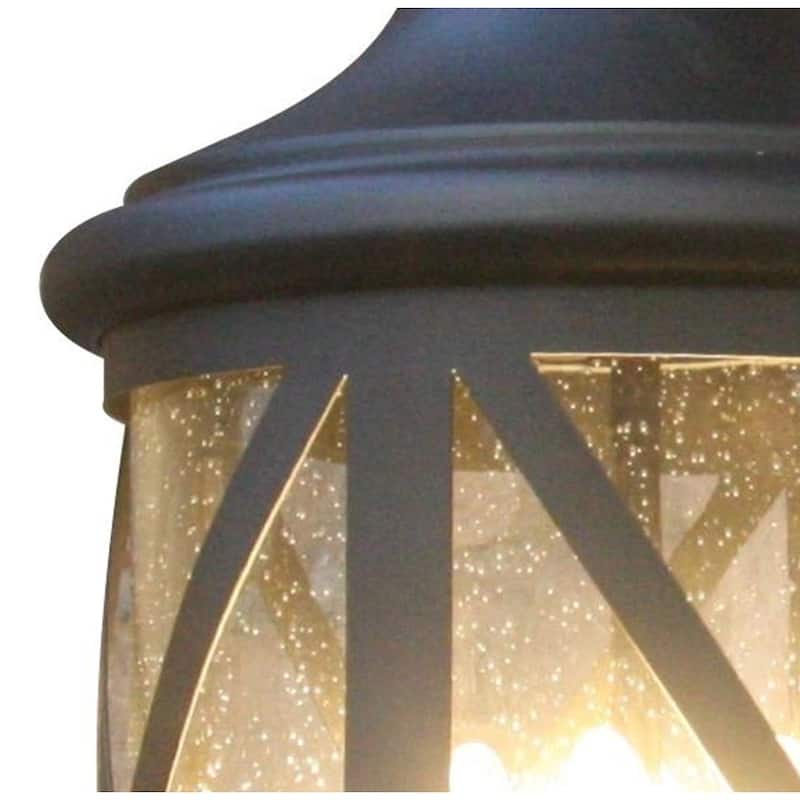 AA Warehousing Taysom 4 Light Exterior light in Black Finish - Black