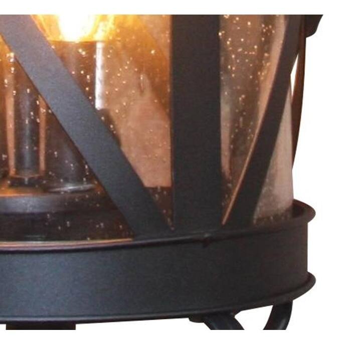 AA Warehousing Taysom 3 Light Exterior light in Black