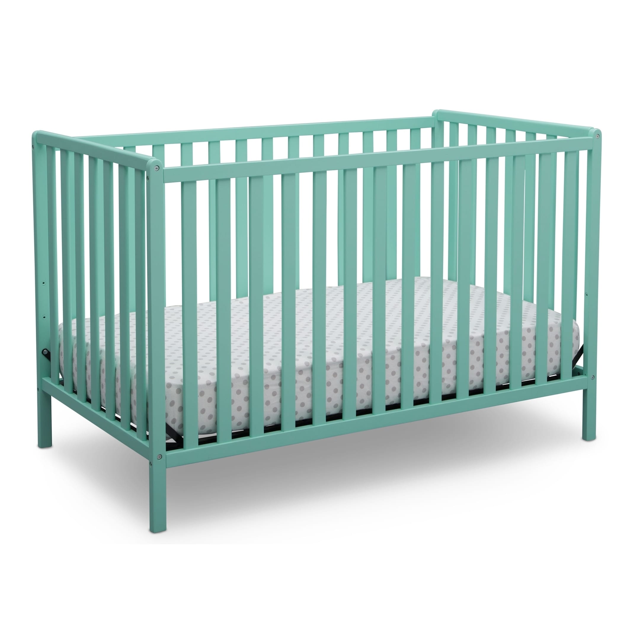 Delta Children Heartland 4-in-1 Convertible Crib, Aqua Bed Bath