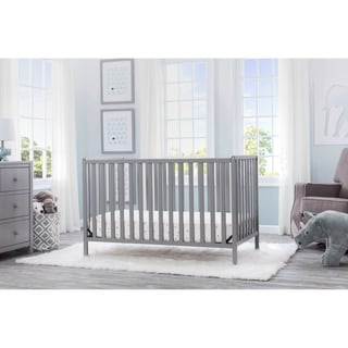 Delta Children Heartland 4-in-1 Convertible Crib, Grey