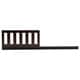 preview thumbnail 2 of 0, Delta Children Daybed/Toddler Guardrail Kit 555725, Dark Chocolate