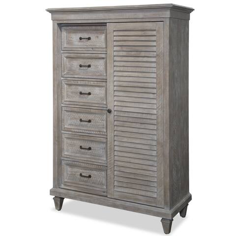 Lancaster Traditional Dovetail Grey Gentlemans Chest