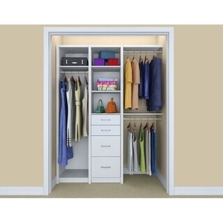 closet spacecreations closetmaid organizer kit