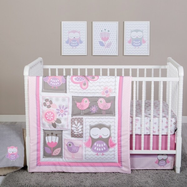 owl bedding crib