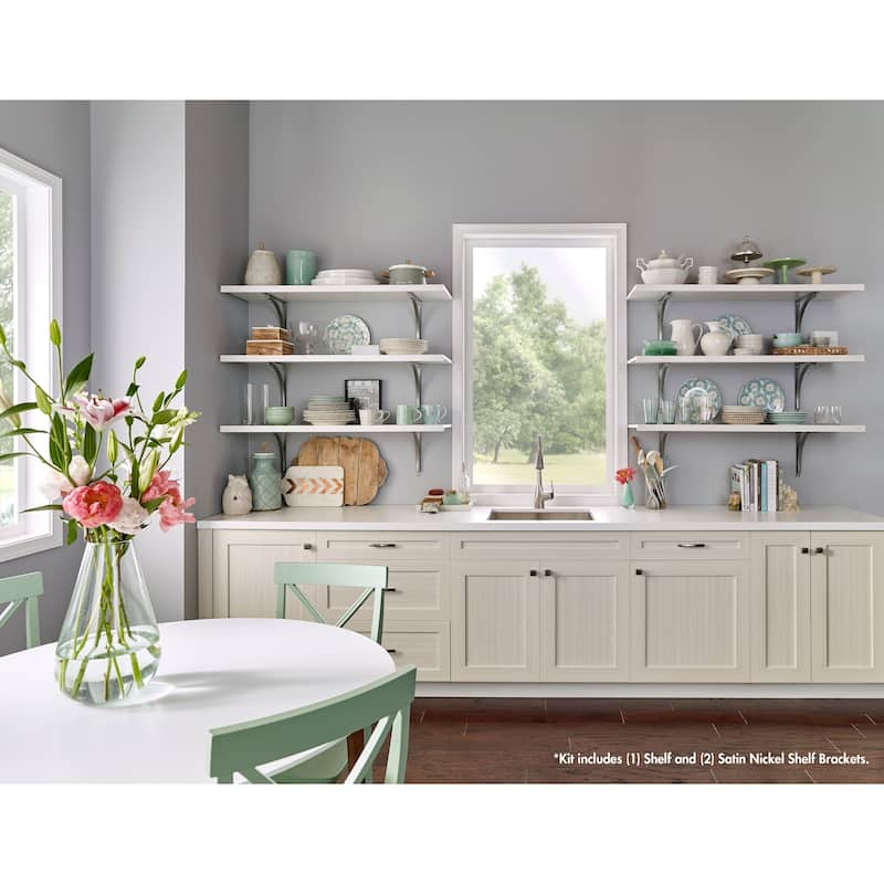 ClosetMaid Premium Wood 48" W X 16" D Solid Shelf Kit