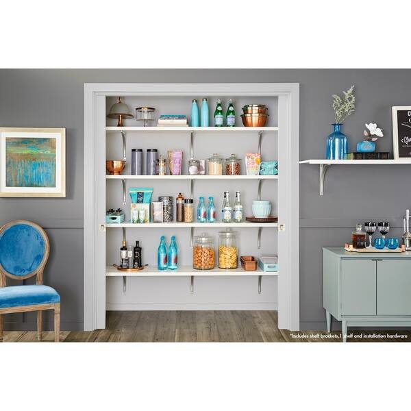 Closetmaid Premium Wood 6 X 16 Solid Shelf Kit Closetmaid Premium Wood 6 X 16