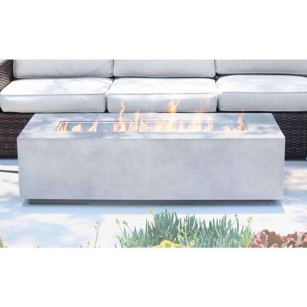 Shop Living Source International Santiago Grey Cast Concrete 56