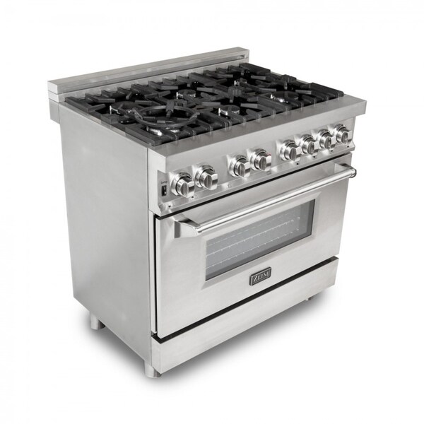 36 Electric Range >> Shop Zline 36 In 4 6 Cu Ft 6 Gas Burner Electric Oven Range Ra36 36 Electric Range >> Shop Zline 36 In 4 6 Cu Ft 6 Gas Burner Electric Oven Range Ra36