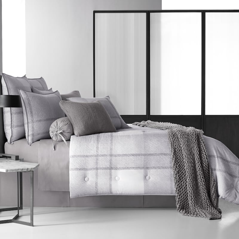 J. Queen New York Leighton Twill Cotton Duvet Cover