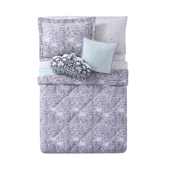 unicorn princess bedding