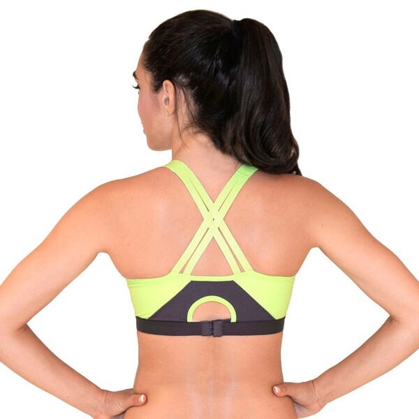 rbx zip front sports bra