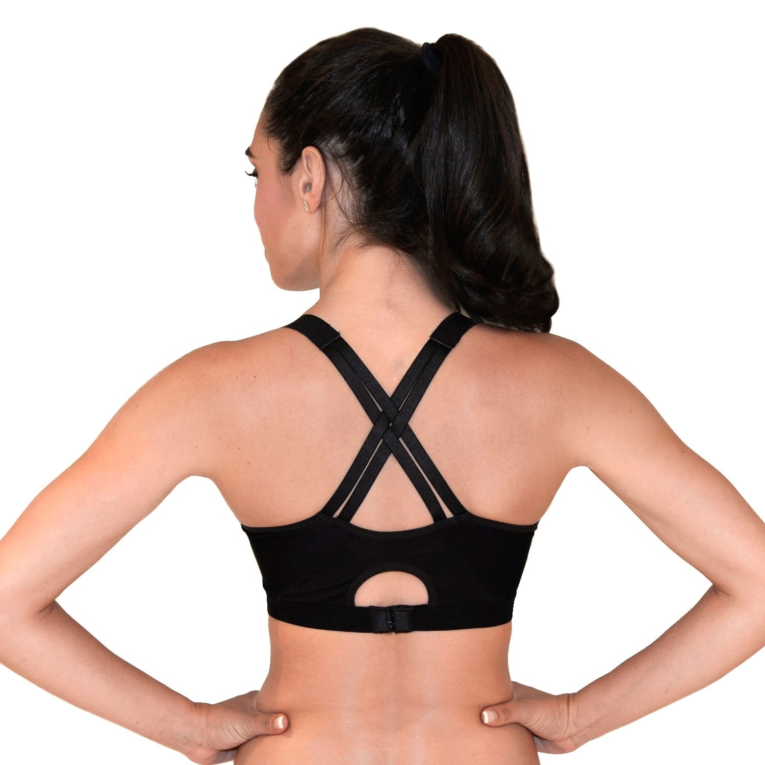 rbx zip front sports bra