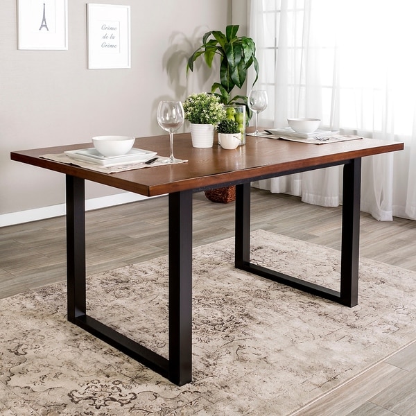 60 Two Tone Wood Dining Table X 36 30h On Free 60 Two Tone Wood Dining Table X 36