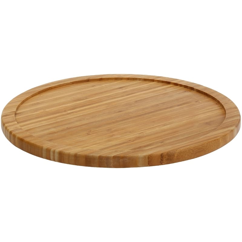 Ybmhome Bamboo Lazy Susan Single Turntable