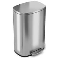 Stainless Steel 13-Gallon Kitchen Trash Can with Step Lid in Copper Bronze  - On Sale - Bed Bath & Beyond - 36214982