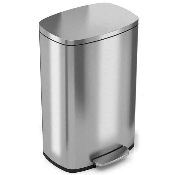 Motion Sensor 13 Gallon 50 Liter Stainless Steel Odorless Slim Trash Can by  Furniture of America - On Sale - Bed Bath & Beyond - 37966526