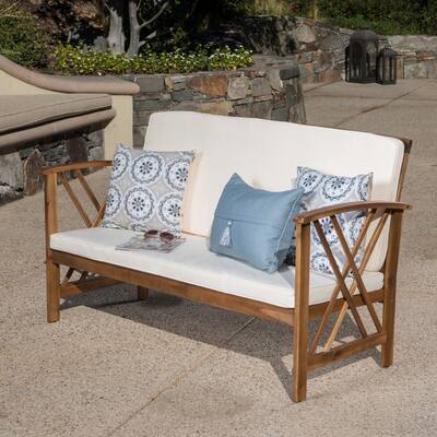 Buy Grey Cushion Included Outdoor Benches Online At Overstock