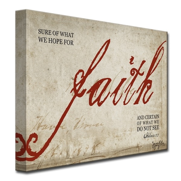 slide 2 of 10, Faith' Canvas Wall Art by Joelle Joy