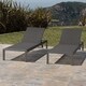 Cape Coral Outdoor Aluminum Chaise Lounge (Set of 2) by Christopher Knight Home - Thumbnail 0