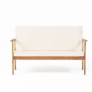 Luciano Acacia Wood Bench Christopher Knight Home
