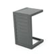 Cape Coral Outdoor C-Shape Aluminum Side Table by Christopher Knight Home - Thumbnail 2