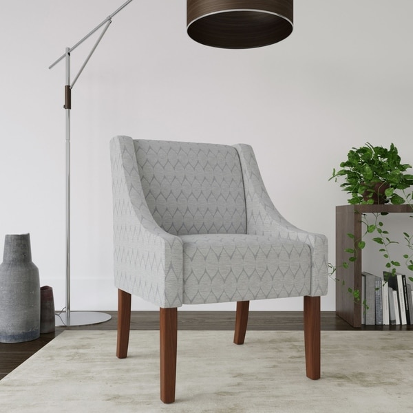 homepop modern swoop accent chair