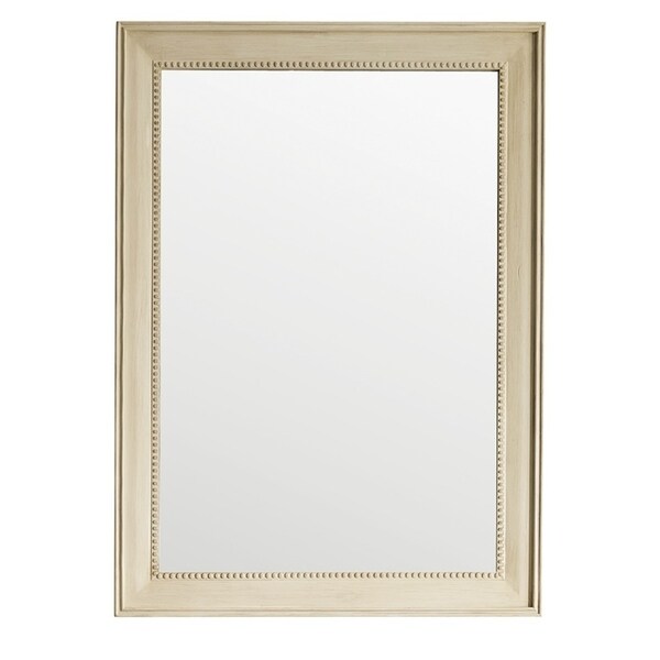 Bristol 29" Rectangular Mirror, Vintage Vanilla - Off White - A/N