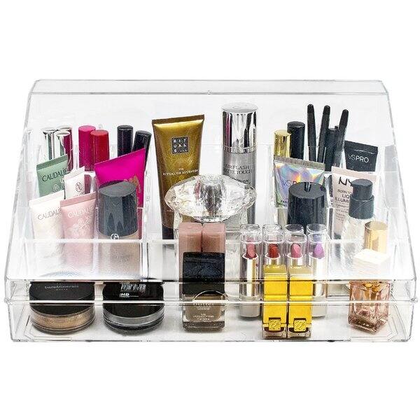 Shop Sorbus Acrylic Makeup Organizer Display With Slanted Front