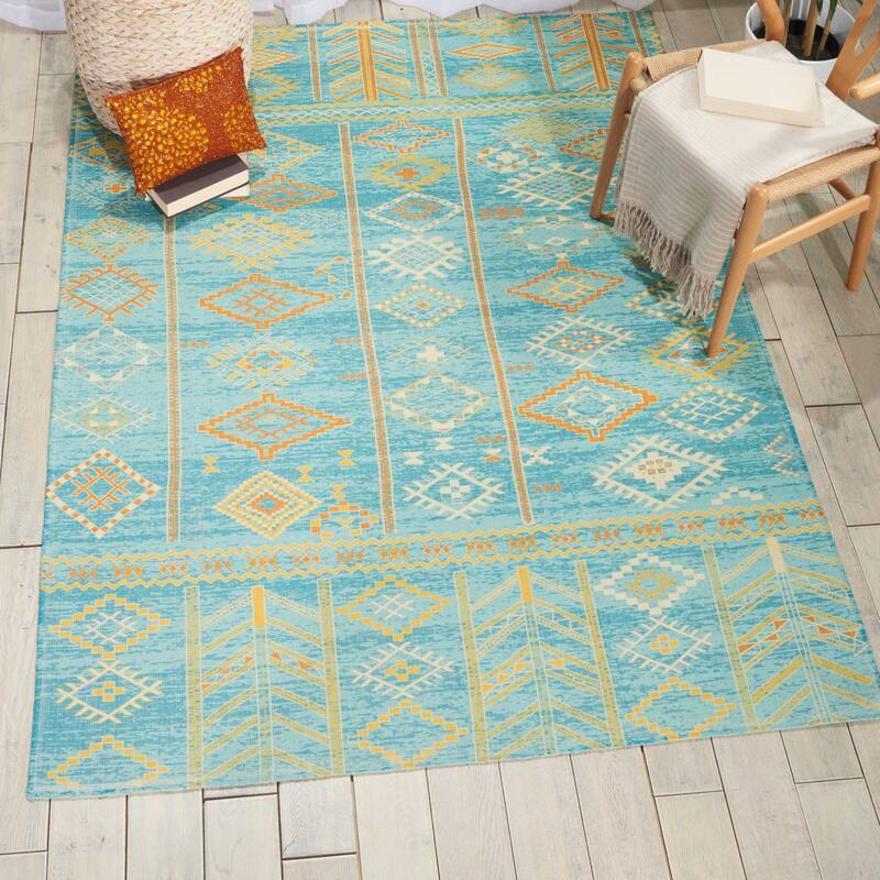 Nourison Madera Tribal Area Rug - Overstock - 17204116
