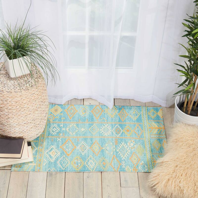 Nourison Madera Tribal Area Rug - Overstock - 17204116