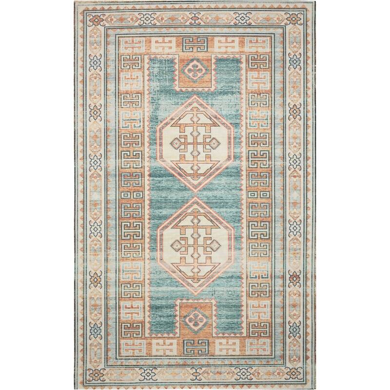 Nourison Madera Southwestern Area Rug - 4' x 6' - 3' 6" x 5' 6" - Indoor - Modern & Contemporary - Rectangle