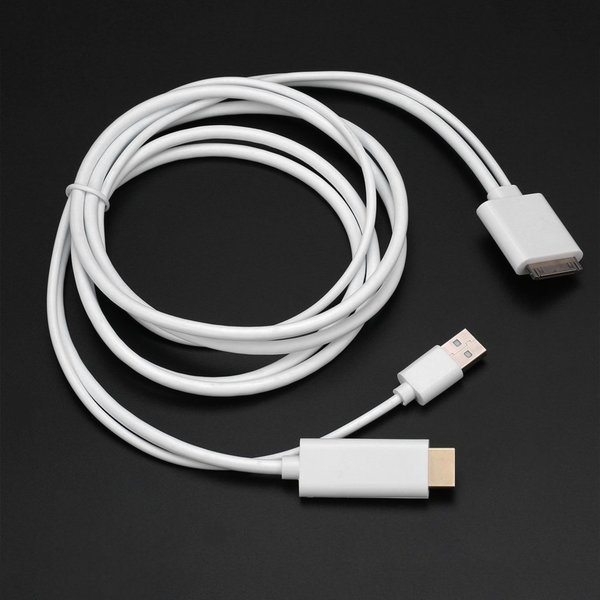 Shop Dock To Hdmi Hdtv Tv Adapter Usb Cable For Iphone 44s For Ipad