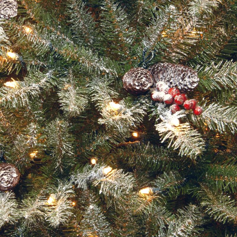 National Tree Company 6.5 ft. Dunhill Fir Tree with Clear Lights - 6.5 Foot