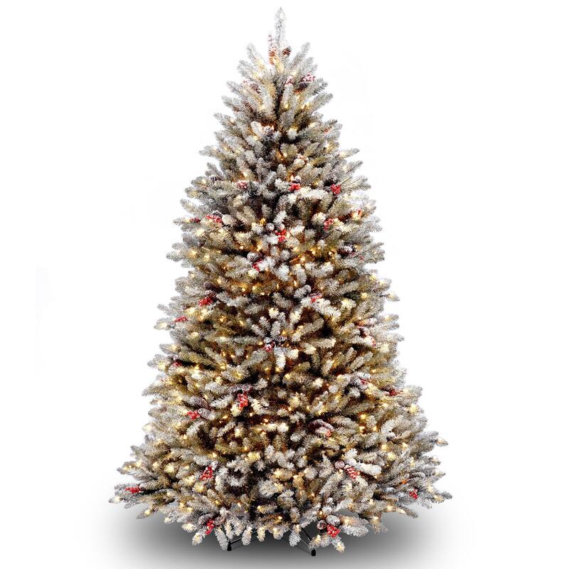 National Tree Company 6.5 ft. Dunhill Fir Tree with Clear Lights - 6.5 Foot