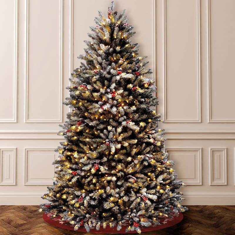 National Tree Company 6.5 ft. Dunhill Fir Tree with Clear Lights - 6.5 Foot