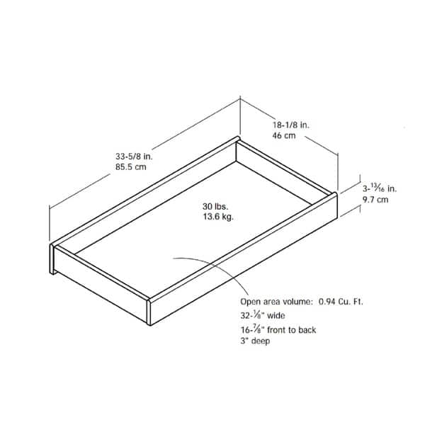 dimension image slide 0 of 2, Little Seeds Rowan Valley Lark White Urban 3-Drawer Changing Table