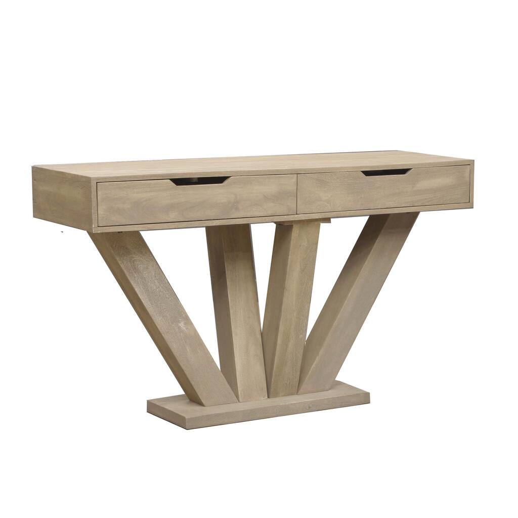 Caribou Dane Dalton Natural Wood Console Table