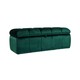 preview thumbnail 5 of 18, Chic Home Fiesta Velvet Tufted Modern Transitional Storage Bench Ottoman Green