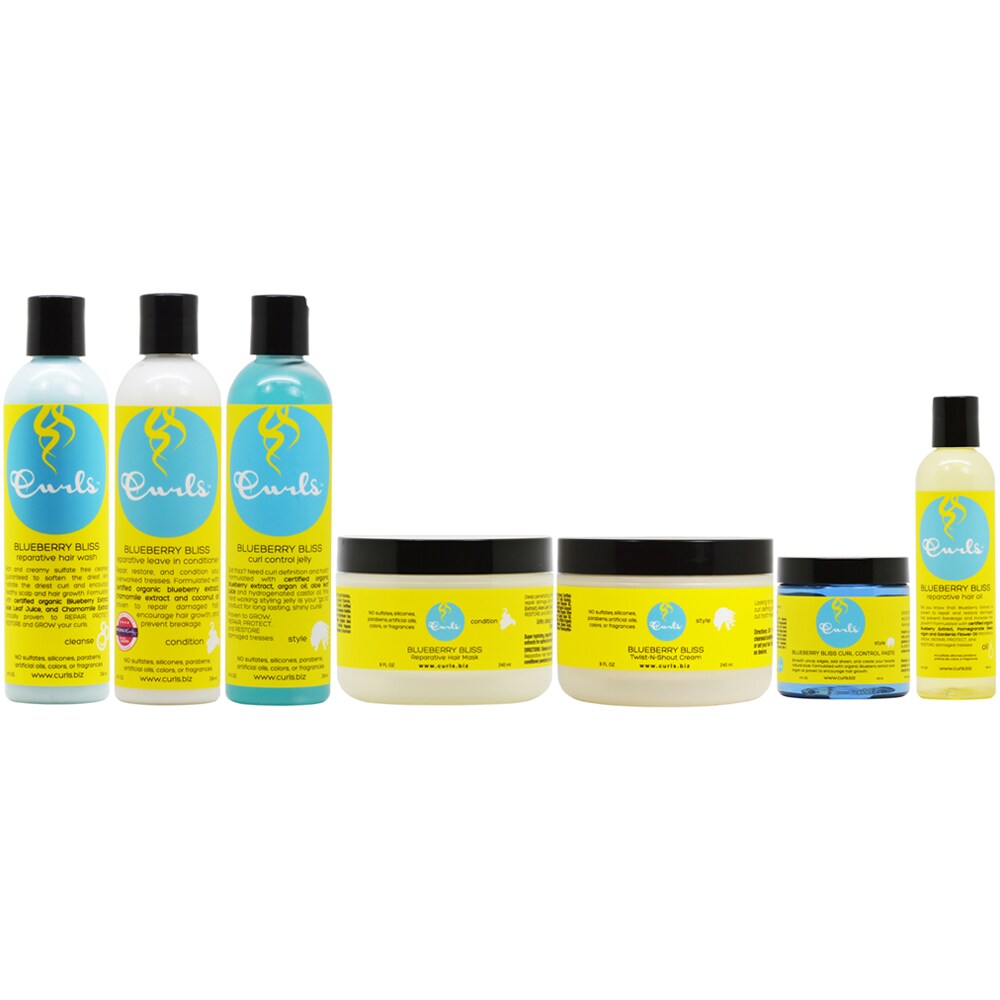 Shop Curls Blueberry Bliss Curl Care All In One System 7 Piece Set