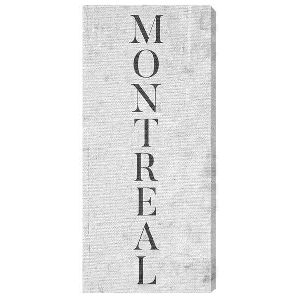 Oliver Gal 'Montreal' Cities and Skylines Wall Art Canvas Print