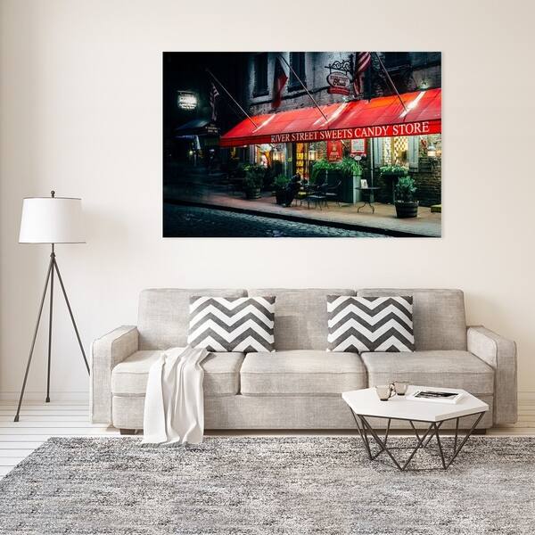 Noir Gallery Candy Store in Savannah, Photo Print on Metal