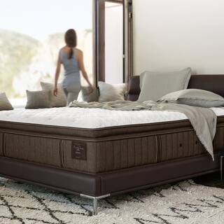 King Size Pillow Top Mattresses Online At Our Stearns Foster Scarborough 14 Inch Plush Euro Pillow Top King Size Mattress