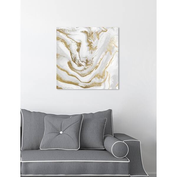 Shop Oliver Gal Marbellized Beauty Day Abstract Wall Art Canvas