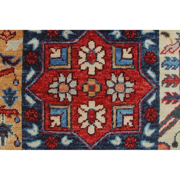 Noori Rug Aria Fine Chobi Nasrat Rusty-red Blue Rug - 8'2 X 9'10 - Bed 