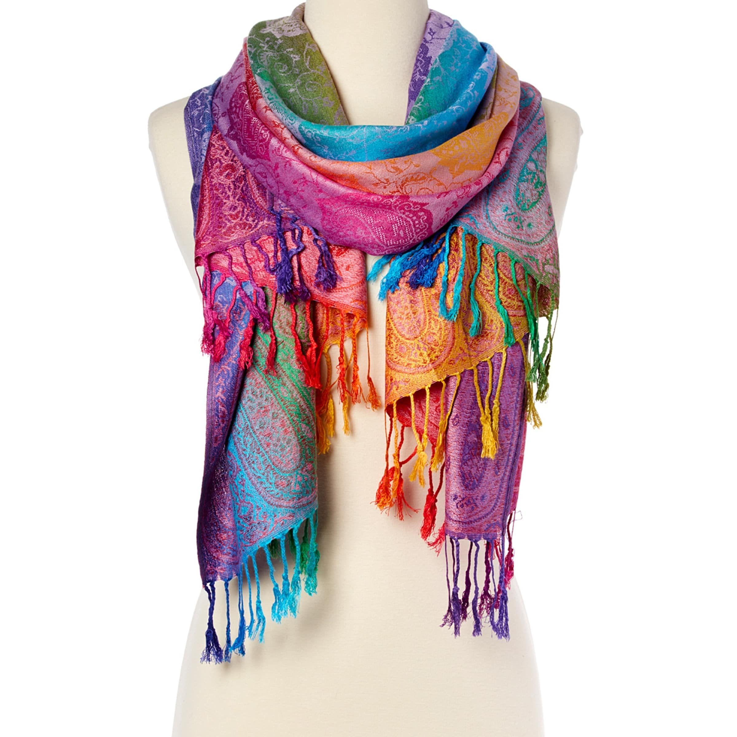 silk shawl scarf