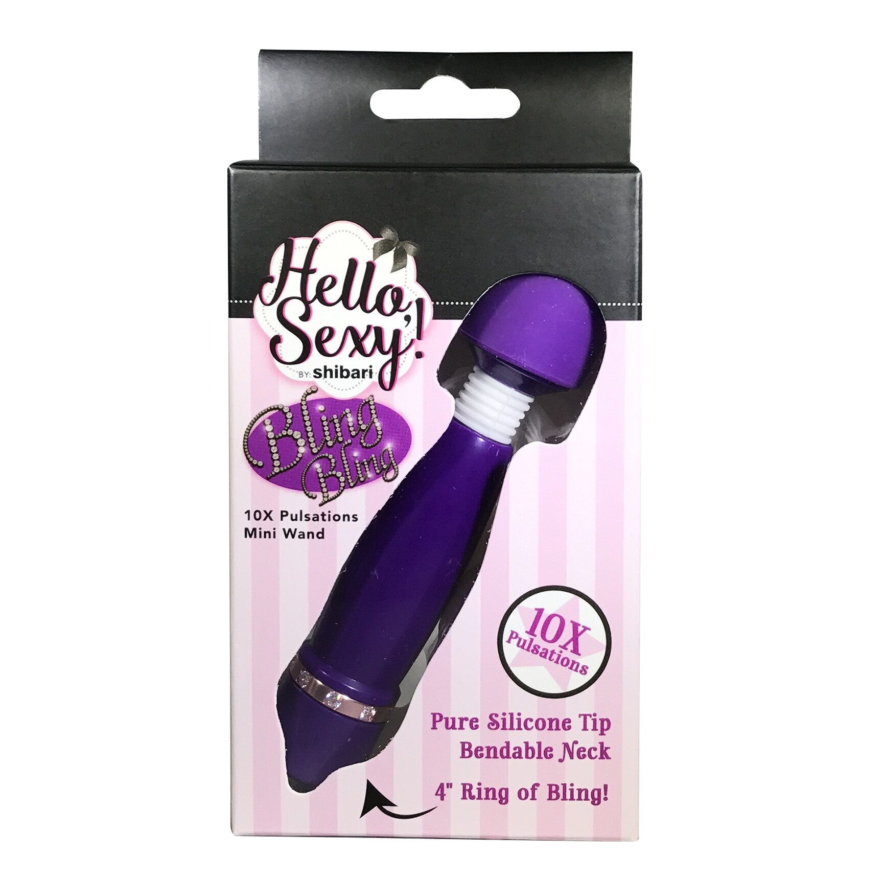 shop hello sexy by shibari bling bling mini wand overstock 17227689 hello sexy by shibari bling bling mini wand