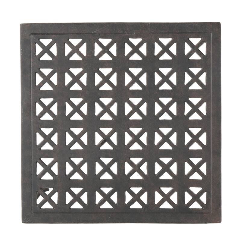 Kai Outdoor 3-Piece Square Aluminum Chat Set by Christopher Knight Home