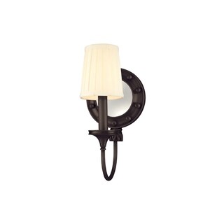 Hudson Valley Regent Old Bronze Metal Wall Sconce - Bed Bath & Beyond ...