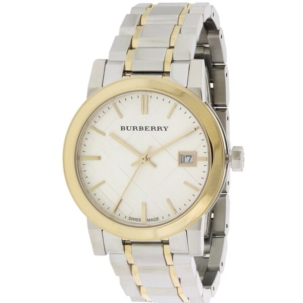 burberry two tone ladies watch